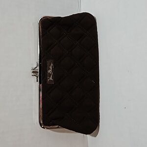 Vera Bradley brown clutch